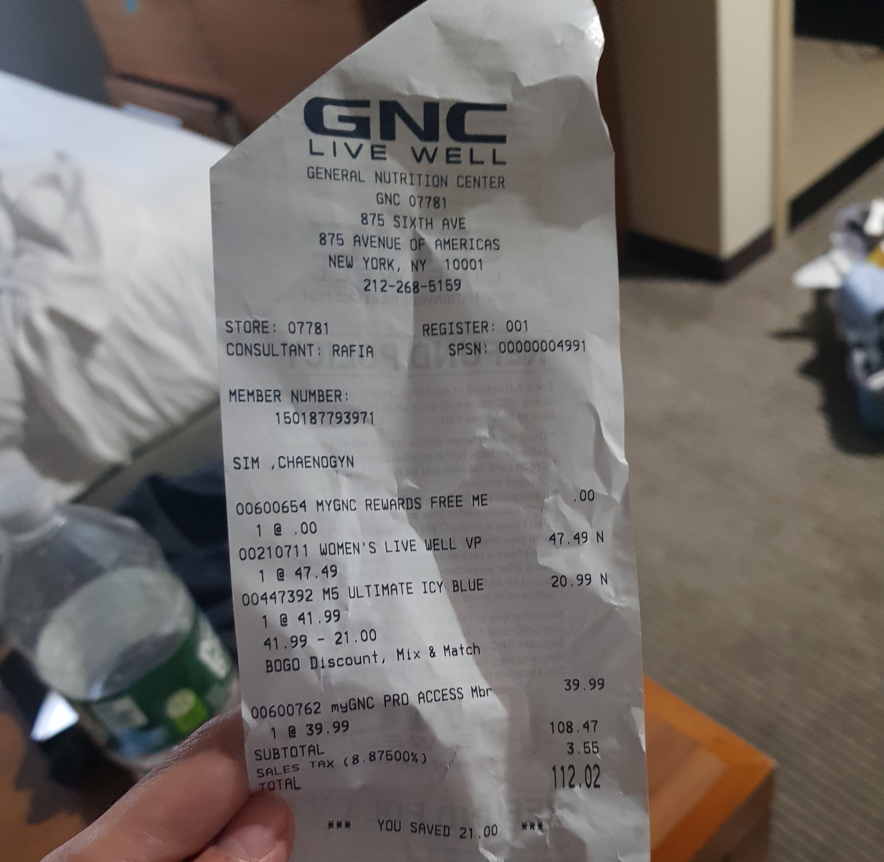 GNC 멤버쉽 사기(gnc pro)+환불방법